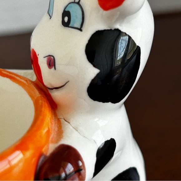 Colourful and Cute Vintage Ceramic Animal Egg Cups Set of 4 - Picture 14 of 14